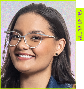 Hágata Vitória Almeida de Siqueira, aluna Unifev