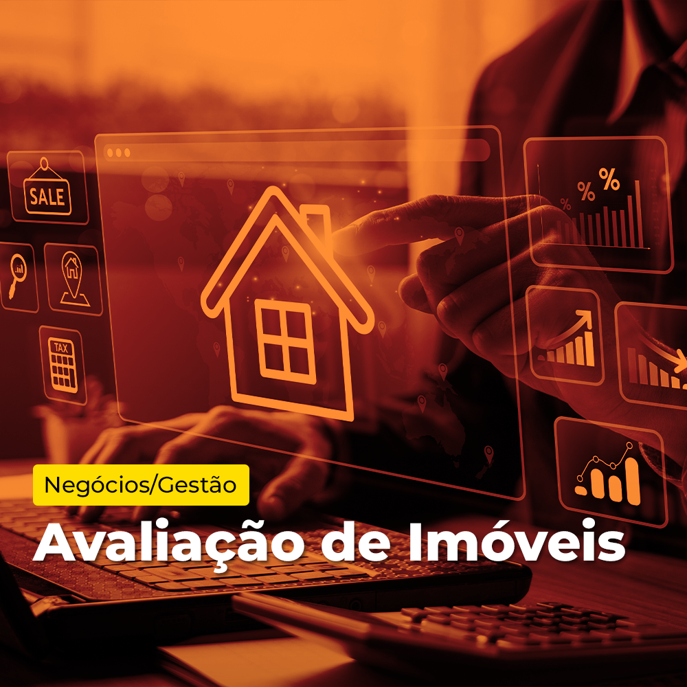 Arte de divulgação do evento EAD - Microcertificação - Avaliação de Imóveis