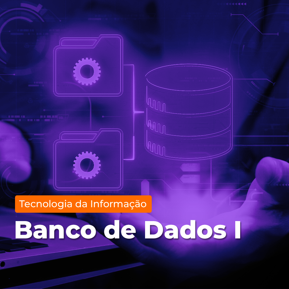 Arte de divulgação do evento EAD - Microcertificação - Banco de Dados I