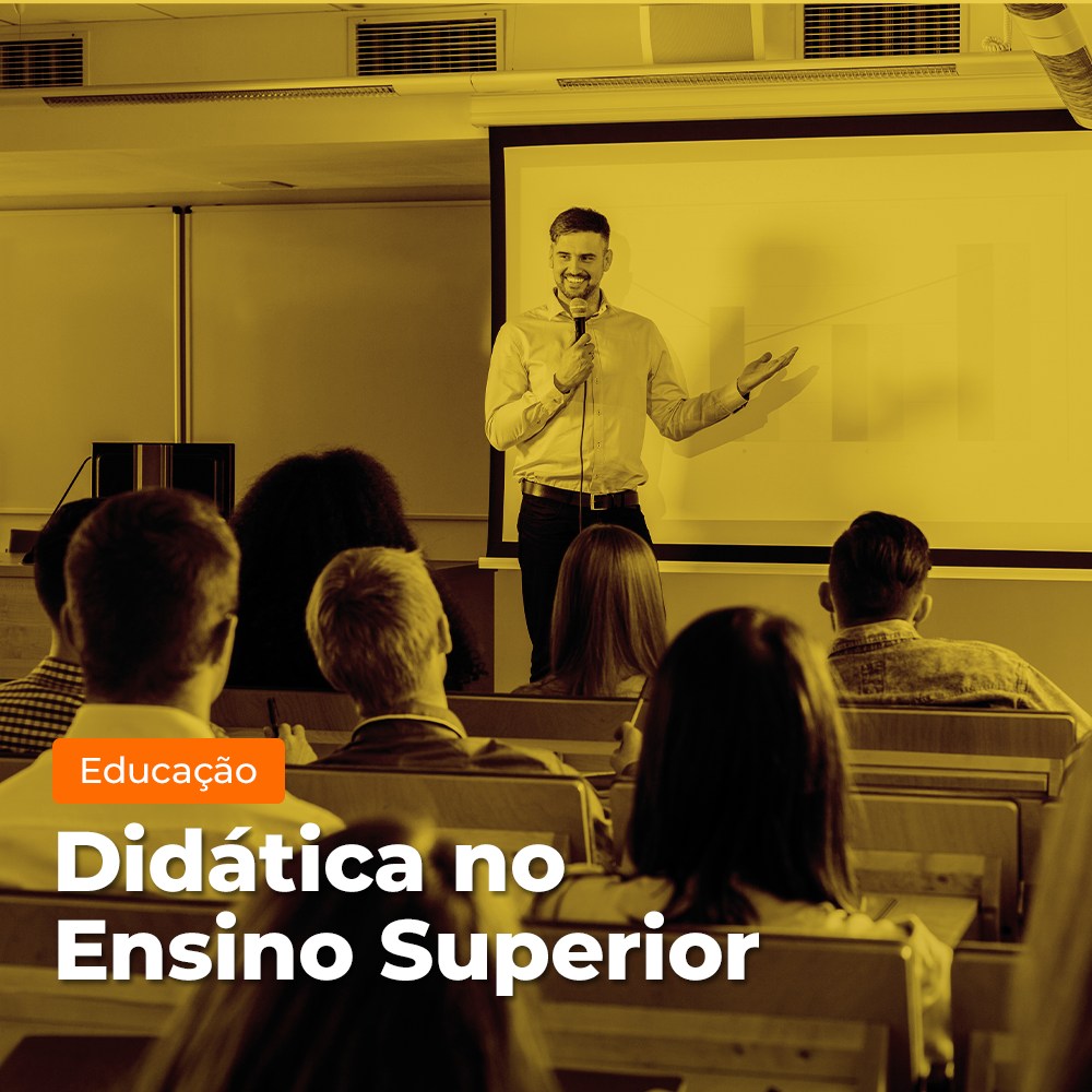Arte de divulgação do evento EAD - Microcertificação - Didática do Ensino Superior