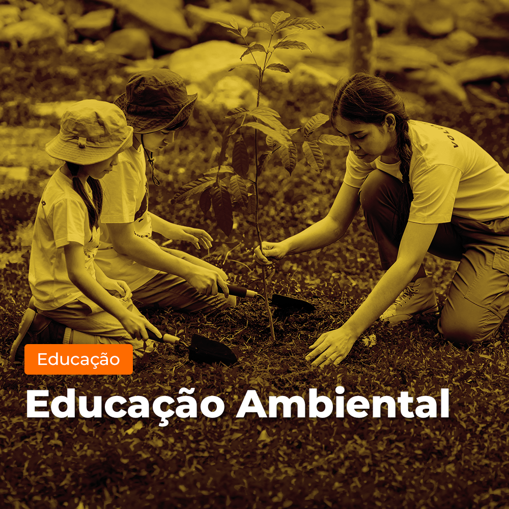 Arte de divulgação do evento EAD - Microcertificação - Educação Ambiental