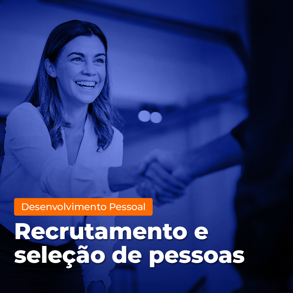 Arte de divulgação do evento EAD - Microcertificação - Recrutamento e Seleção de Pessoas