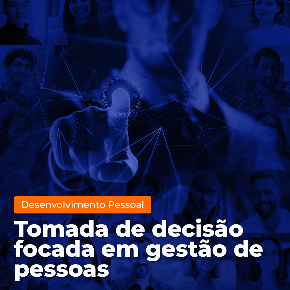 Arte de divulgação do evento EAD - Microcertificação - Tomada de Decisão Focada em Gestão de Pessoas