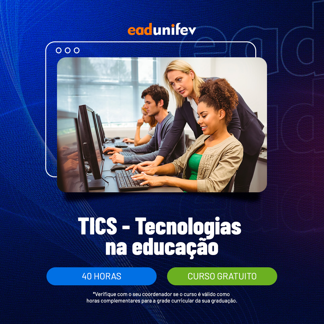 Arte de divulgação do evento 2025 - EAD - TICs Tecnologias na educação