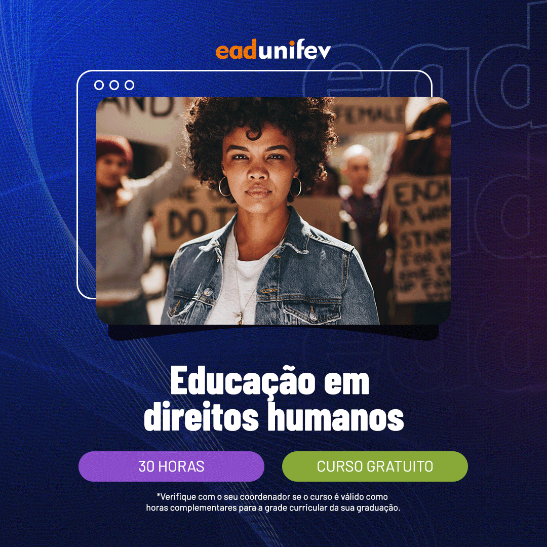 Arte de divulgação do evento 2025 - EAD - I - Educação em Direitos Humanos